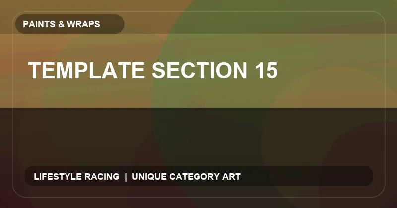 Template Section 15